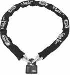 ABUS ABUS GRANIT 37RK-70 1, 80 m láncos zár, 14 mm szemátmérő, lakat 29 x 35 mm (18 mm átmérő), SRA minősítés ABUS (Motorisé) Bicikli alkatrészek Kerékpáros kiegészítők Biciklizárak