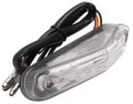 Replay háromszög alakú LED-es hátsó lámpa 50cc robogóhoz, átlátszó, rendszámtábla világítással (9 LED), EEC jóváhagyással REPLAY Elektronika Világítások Hátsó lámpák