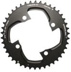 Stronglight 104 mm 4 karos 42T lánctányér MTB-hez, külső, fekete, 2x10 sebesség, Shimano XT M785 kompatibilis (belső 30T-hez), menetes furat nélküli STRONGLIGHT Bicikli alkatrészek Kerékpár alkatrészek Kerékpár l