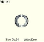 Wesrah VB-141 fékpofa Wesrah Futómű és fék alkatrészek Fékpofák (dobfék)