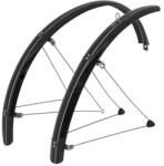 Stronglight COUNTRY 54mm 26'' MTB sárvédő készlet, fekete, rozsdamentes acél rögzítőpálcákkal STRONGLIGHT Bicikli alkatrészek Kerékpáros kiegészítők Kerékpár sárvédők