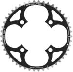 Specialites Ta MTB lánctányér 4 karos - Ø104 TA CHINOOK tripla 46 fog - külső fekete alu SHIMANO, SRAM, FSA 9 sebességhez SPECIALITES TA Bicikli alkatrészek Kerékpár alkatrészek Kerékpár lánctányérok