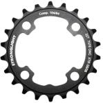 Stronglight lánckerék MTB-hoz, tripla hajtáshoz, 22T, 64 mm belső, fekete, ALU 7075, XTR M960-hoz, 4 mm vastag STRONGLIGHT Bicikli alkatrészek Kerékpár alkatrészek Kerékpár lánctányérok