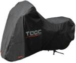 TAAC Super Hydroscud Oxford 300D poliészter motorkerékpár védőhuzat - Vízálló 5000 mm - Méret: L, fekete (219x90x127cm) - Rögzítőpánttal, lopásgátló szemmel TAAC Vázak, idomok, kiegészítők Járműtakarók és 