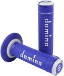 Domino A190 terepmotor markolatpár, zárt végű, kék-szürke, 120-123 mm Domino Bicikli alkatrészek Kerékpár alkatrészek Kerékpár kormányszalagok és markolatok