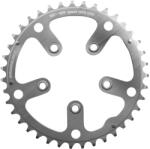 Stronglight 5 karos 39T lánctányér országúti kerékpárhoz, Ø130, középső (dupla/tripla), ezüst Ø74, alumínium 7075 (Shimano típus), 9-10 sebesség STRONGLIGHT Bicikli alkatrészek Kerékpár alkatrészek Kerékpár lánct