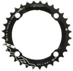 MICHE lánctányér e-bike-hoz, 32T, Ø104, Yamaha rendszerhez, fekete, 4 karos, alumínium 7075 MICHE Bicikli alkatrészek Kerékpár alkatrészek Kerékpár lánctányérok