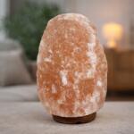Procart Lampa sare Himalaya, 4-5 kg, intrerupator ON/OFF, suport lemn (SALT4-5)