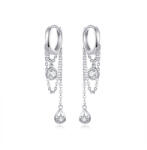 BeSpecial Cercei argint lanturi si zirconii (EZT0319)