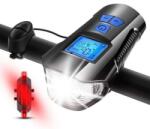 ProCart Set far si stop pentru bicicleta, lumina LED, 4 moduri iluminare, microUSB, IPX7, 1500mAh (584641)