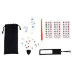 Procart Kit 27 accesorii harta razuibila a lumii, stickere, ace fixare, husa depozitare (584508)