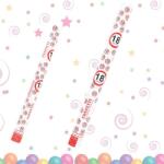 IDei Tun confetti La multi ani, aniversare 18 ani, forma buline, tun lungime 60 cm (BSM060477)