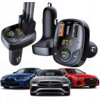 Rock Autós Fm bluetooth Adó Bt 5.0 2x Usb A Type-C Sd 36W Töltő (RAU0688)