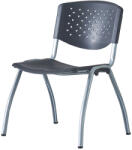 ProCart Scaun terasa, bucatarie, spatar si sezut PP, model perforat, inaltime 82 cm (FH37-BLACK)