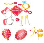 IDei Set propsuri Petrecerea burlacitelor, 16 piese, multiple accesorii party (BSM015864)