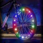 ProCart Lumini decorative pentru roata bicicleta, 20 LED-uri colorate, 2 moduri iluminare, fir 2 m (JY-2005)