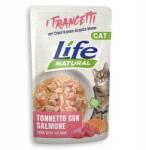 Life Cat Chunks Macskaeledel tasakban 55g Tonhal Lazac