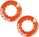 TRIPEAK alumínium ultra könnyű Center Lock záróanya narancssárga (párban, 7g) TRIPEAK Bicikli alkatrészek Kerékpár alkatrészek Kerékpár kerekek