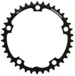Stronglight 3726404152746029 országúti lánctányér, 5 karos, 38T, Ø130 mm, belső, duralumínium, fekete (SHIMANO 8-9 sebességes típus) STRONGLIGHT Bicikli alkatrészek Kerékpár alkatrészek Kerékpár lánctányérok