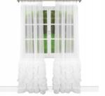  Függöny fátyol fehér Dolly fodros szalag 250x145cm erkély terasz Glamour (L395i)