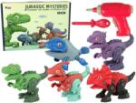 LEAN Toys Set 5 dinozauri pentru copii, jucarii demontabile cu surubelnita, 10419 (564887)
