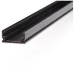 masterLED Profil pentru benzi LED, slim, aluminiu anodizat, 2 metri, negru (LVT0281)