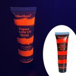 GlowMania Vopsea glow UV neon rosie, pentru machiaj fata si corp, 25 ml (GP25R)
