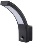 Masterled Aplica LED pentru exterior, 10W, senzor incorporat, IP54, lumina neutra 4000K, 750 lm, negru (LVT2734)