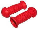 P2R (Vélo) gyermek városi kerékpár markolatpár, piros, gomba mintás, 100 mm hosszú, 22, 2 mm átmérő P2R (Vélo) Bicikli alkatrészek Kerékpár alkatrészek Kerékpár kormányszalagok és markolatok