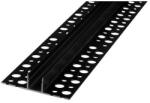 masterLED Profil aluminiu banda LED, incastrabil, pentru gresie si faianta, lungime 2 metri, negru (LVT1448)