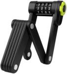Trizand Incuietoare pliabila pentru biciclete, combinatie din 4 cifre, suport montare cadru, 45 x 8 cm, otel, silicon, ABS (FSI18197)