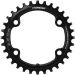 Stronglight SLX MT610 4 karos 32 fogas 96 mm-es egytányéros MTB lánctányér, 1x12, fekete STRONGLIGHT Bicikli alkatrészek Kerékpár alkatrészek Kerékpár lánctányérok