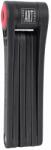 SEATYLOCK ELITE 110cm összecsukható kerékpárzár kulccsal fekete-piros, kés típus, FUB 2 csillagos minősítés SEATYLOCK Bicikli alkatrészek Kerékpáros kiegészítők Biciklizárak