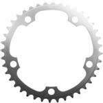 Stronglight 5 karos lánctányér országúti kerékpárhoz, 40T, 130 mm belső, duralumínium, ezüst (SHIMANO 8-9 sebességes típus) STRONGLIGHT Bicikli alkatrészek Kerékpár alkatrészek Kerékpár lánctányérok