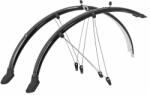 P2R (Vélo) P2R Trekking műanyag sárvédő szett, City-VTC, 28"-700x35, fekete, 48 mm széles (pár) P2R (Vélo) Bicikli alkatrészek Kerékpáros kiegészítők Kerékpár sárvédők