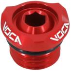 Voca Racing EVO V2 olajbetöltő kupak, CNC alumínium, piros, Minarelli 50 AM6, Rieju 50 MRT, SMX, Yamaha 50 TZR, DTR, Peugeot 50 XPS, XR6, Beta 50 RR, Sherco 50 SM-R, SE-R váltós 50-esekhez Voca Racing Motor alkat
