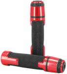 Avoc Markolat "No Slip" motorkerékpárhoz, kormányvég zárókkal, Yamaha 700 MT-07-hez, eloxált piros (pár) Avoc Bicikli alkatrészek Kerékpár alkatrészek Kerékpár kormányszalagok és markolatok