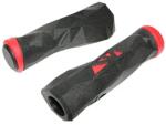 NEWTON MTB markolatok Probike fekete-piros L130mm CHC zárral (pár) NEWTON Bicikli alkatrészek Kerékpár alkatrészek Kerékpár kormányszalagok és markolatok