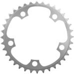 Stronglight 5 karos lánctányér országúti kerékpárhoz, 36 fog, 110 mm, belső, duralumínium, ezüst (SHIMANO 8-9 sebesség típus) STRONGLIGHT Bicikli alkatrészek Kerékpár alkatrészek Kerékpár lánctányérok