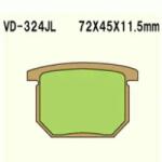 Wesrah VD-324JL fékbetétek Wesrah Futómű és fék alkatrészek Fékbetétek (tárcsafék)