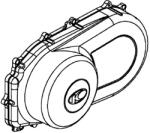Kymco MXU 700 Szíjhajtás burkolat 11340-LKM5-E00 Kymco Vázak, idomok, kiegészítők Idomok, burkolat elemek