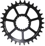 Specialites Ta ONE C55 lánctányér MTB-hoz, egyes, 30T, közvetlen rögzítés, alumínium, matt fekete, Cannondale Ai és FSA 10-12 sebességhez (6 mm offset) SPECIALITES TA Bicikli alkatrészek Kerékpár alkatrészek Kerékpá