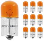 Flösser Izzó 12V 10W R10W BA15S - narancs (irányjelzőhöz) (10 db/csomag) FLOSSER Elektronika Világítások Izzók 12V-os izzók