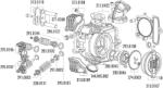 Polini New Cam Főtengely Xp4 4 Valves Polini Motor alkatrészek Vezérműtengelyek