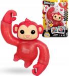 Moose Little Live Pets Zoogooz piros Majom Állat 70+ Hangok És Reakciók Stretch (YT22323)