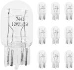 P2R P2R izzó 12V 21/5W W2, 1x9, 5D láb, átlátszó (hátsó+irányjelző lámpához) 10 db/csomag P2R (Motorisé) Elektronika Világítások Izzók 12V-os izzók