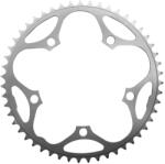 Stronglight lánckerék országúti kerékpárhoz, 5 karos, 51T, 130 mm, külső, Dural, ezüst (Shimano 8-9 sebességhez) STRONGLIGHT Bicikli alkatrészek Kerékpár alkatrészek Kerékpár lánctányérok