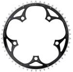 Specialites Ta ALIZE 7075 lánctányér országúti kerékpárhoz, 5 karos, 52 fog, 130 mm, külső, fekete alumínium, 8-9-10 sebesség (SHIMANO típus) SPECIALITES TA Bicikli alkatrészek Kerékpár alkatrészek Kerékpár lánctány