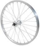 VELOX első MTB kerék 20" alumínium, alumínium agy, tömör tengely, anyával (9x100) VELOX Bicikli alkatrészek Kerékpár alkatrészek Kerékpár kerekek