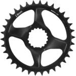 FSA AFTERBURNER KFX 34 fogas direkt szerelésű MTB lánctányér, 11-12 sebességes, fekete-ezüst, Narrow Wide FSA Bicikli alkatrészek Kerékpár alkatrészek Kerékpár lánctányérok